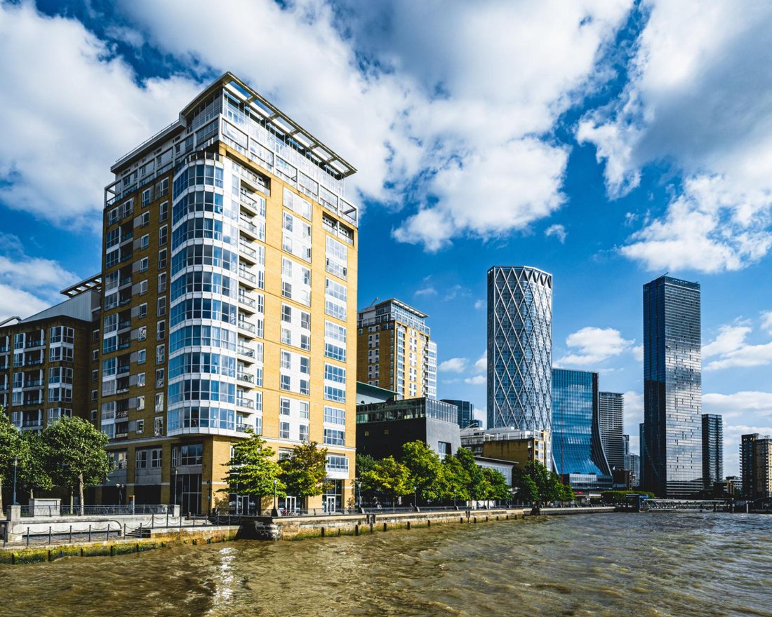 London riverside development